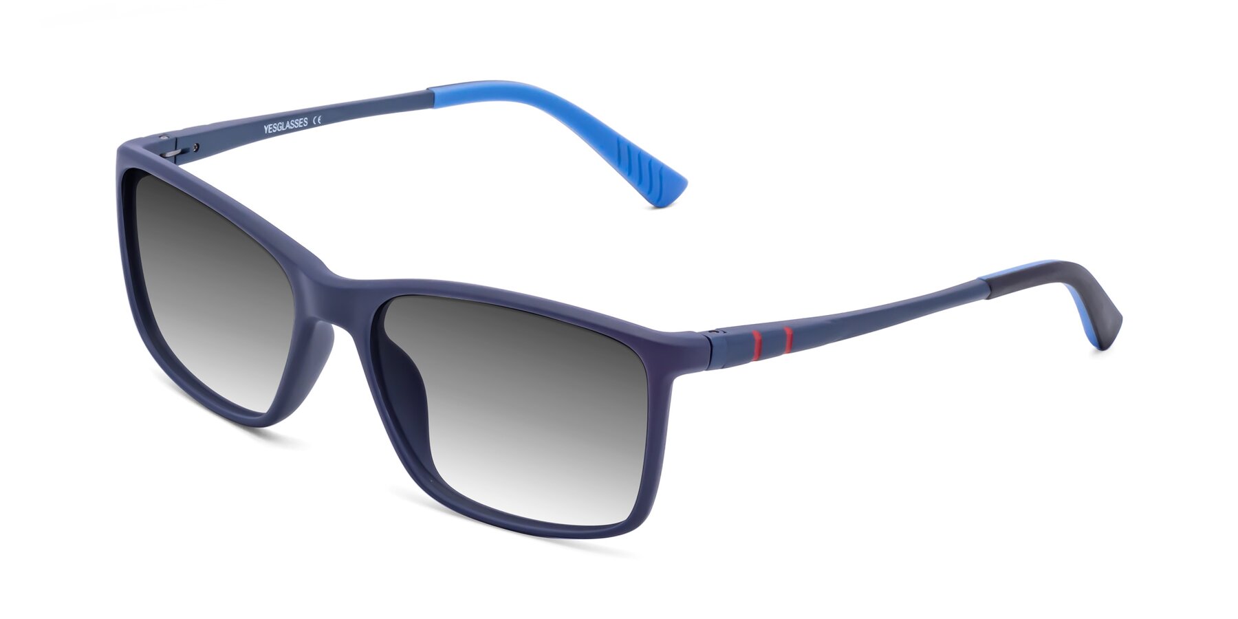 Angle of 9004 in Dark Blue with Gray Gradient Lenses