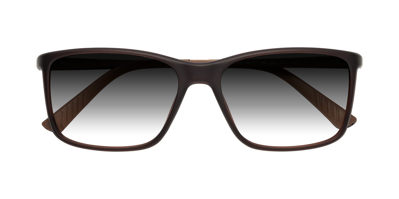 9004 - Coffee Gradient Sunglasses