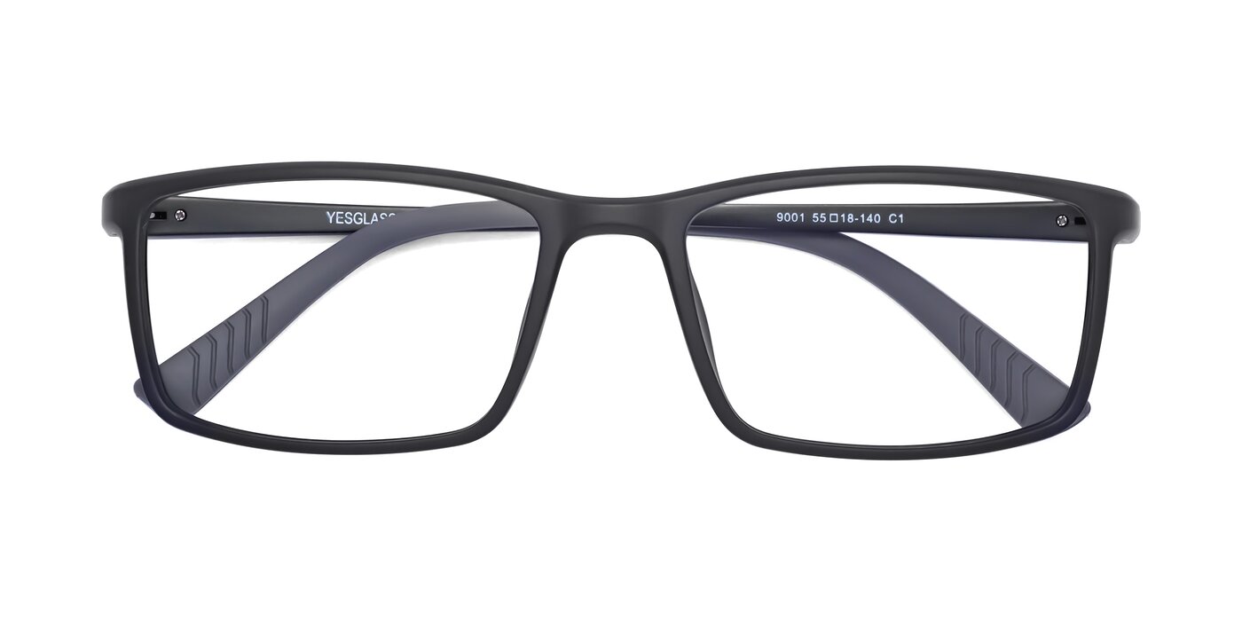 9001 - Matte Black Blue Light Glasses