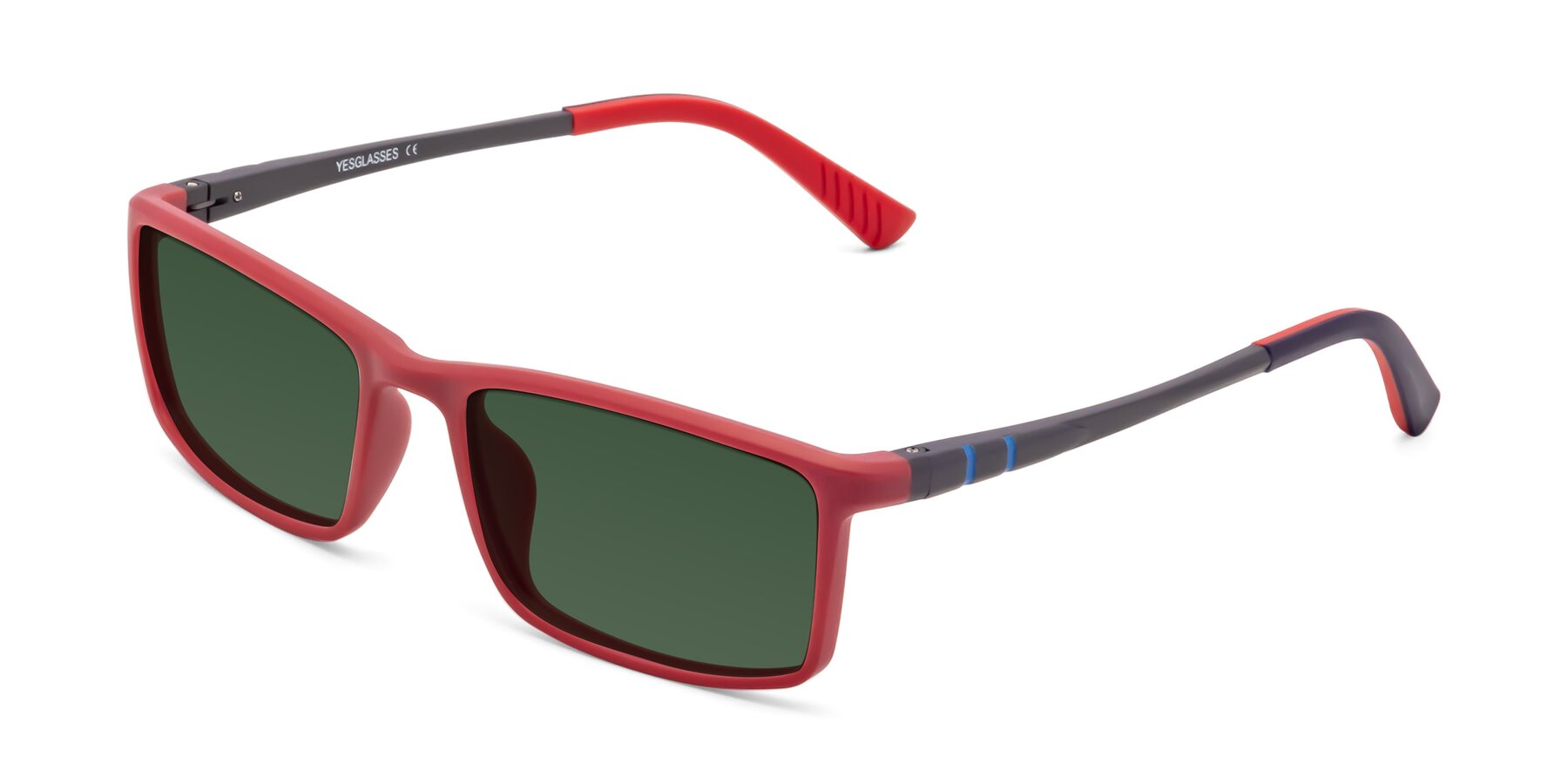Angle of 9001 in Red with Green Tinted Lenses