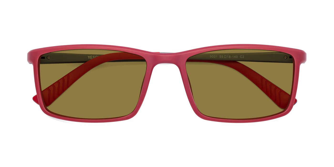 9001 - Red Polarized Sunglasses