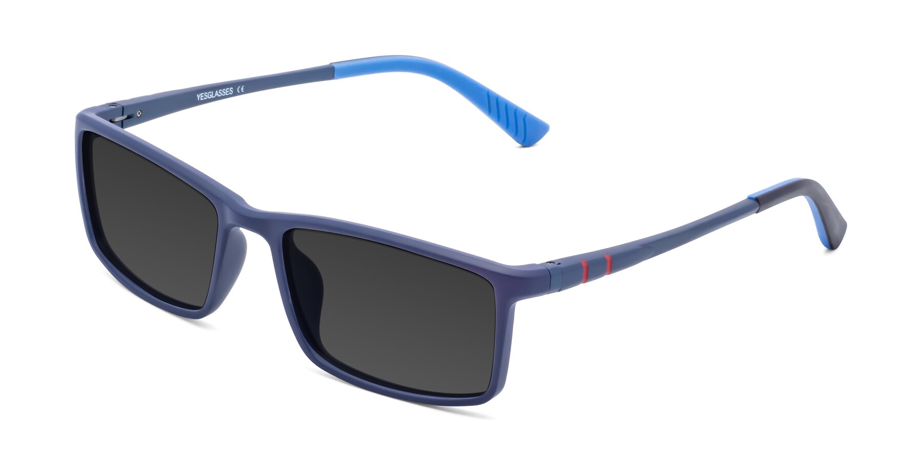 Angle of 9001 in Dark Blue with Gray Tinted Lenses