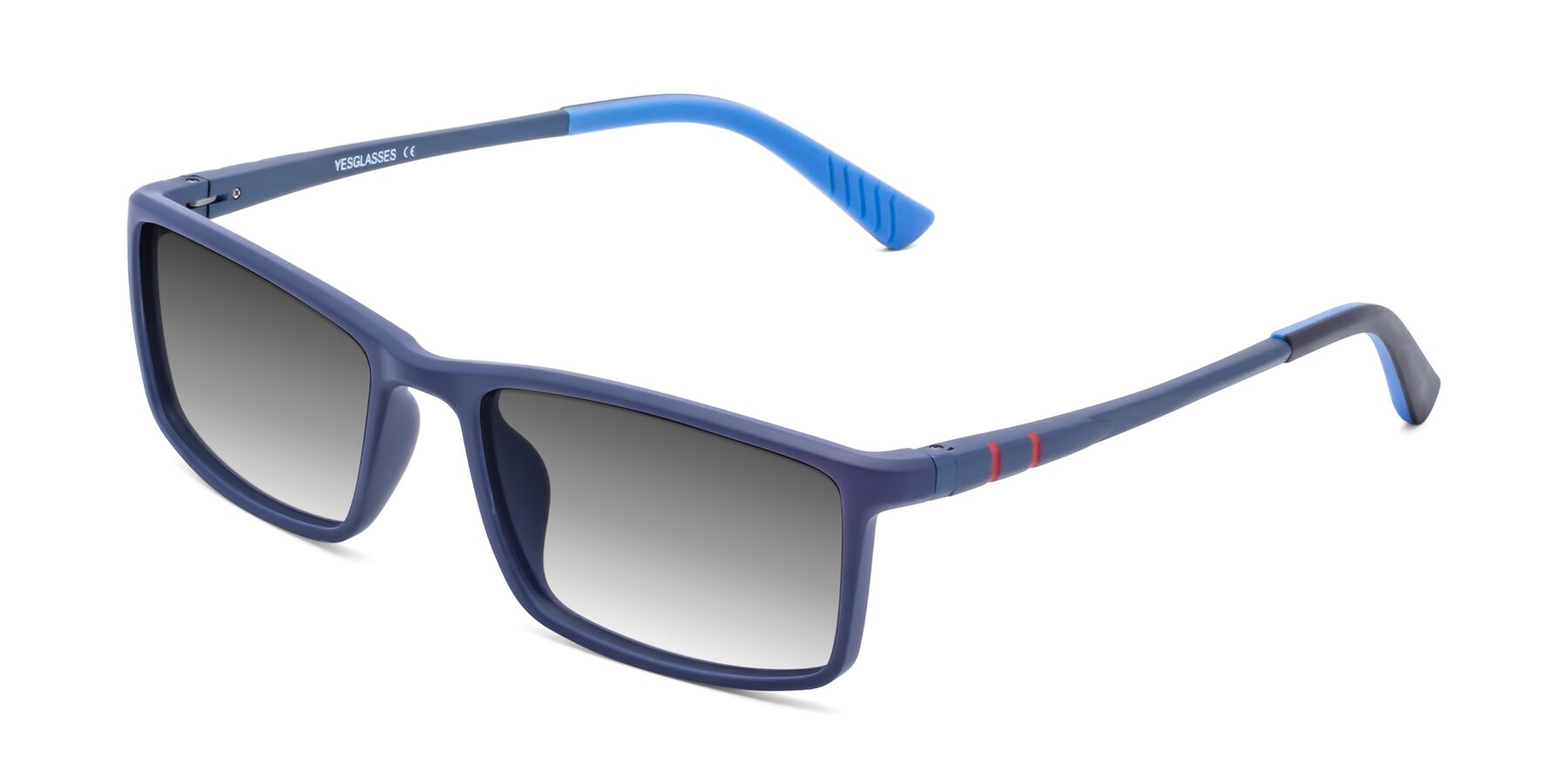 Angle of 9001 in Dark Blue with Gray Gradient Lenses