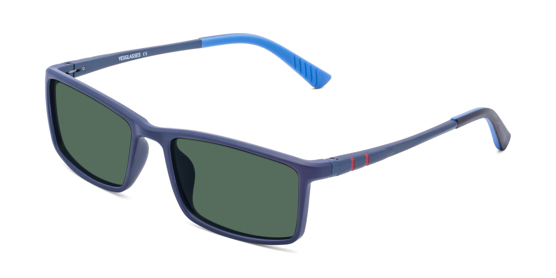 Angle of 9001 in Dark Blue with Green Polarized Lenses