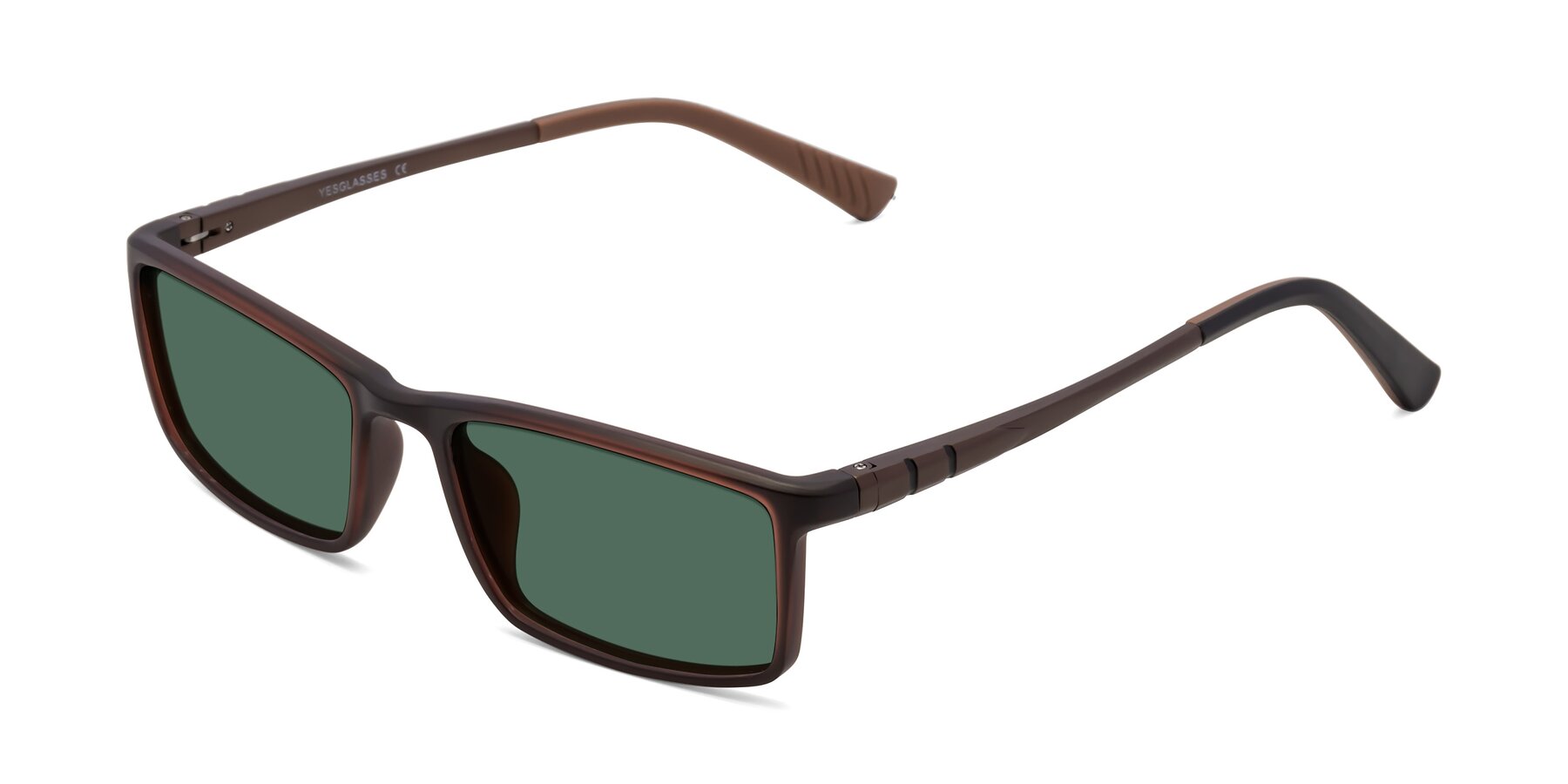 Angle of 9001 in Coffee with Green Polarized Lenses