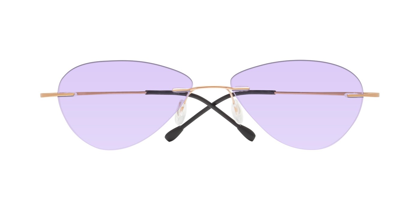 Thea - Rose Gold Tinted Sunglasses