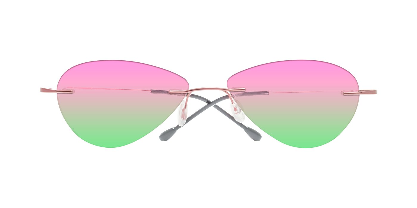 Thea - Light Pink Gradient Sunglasses