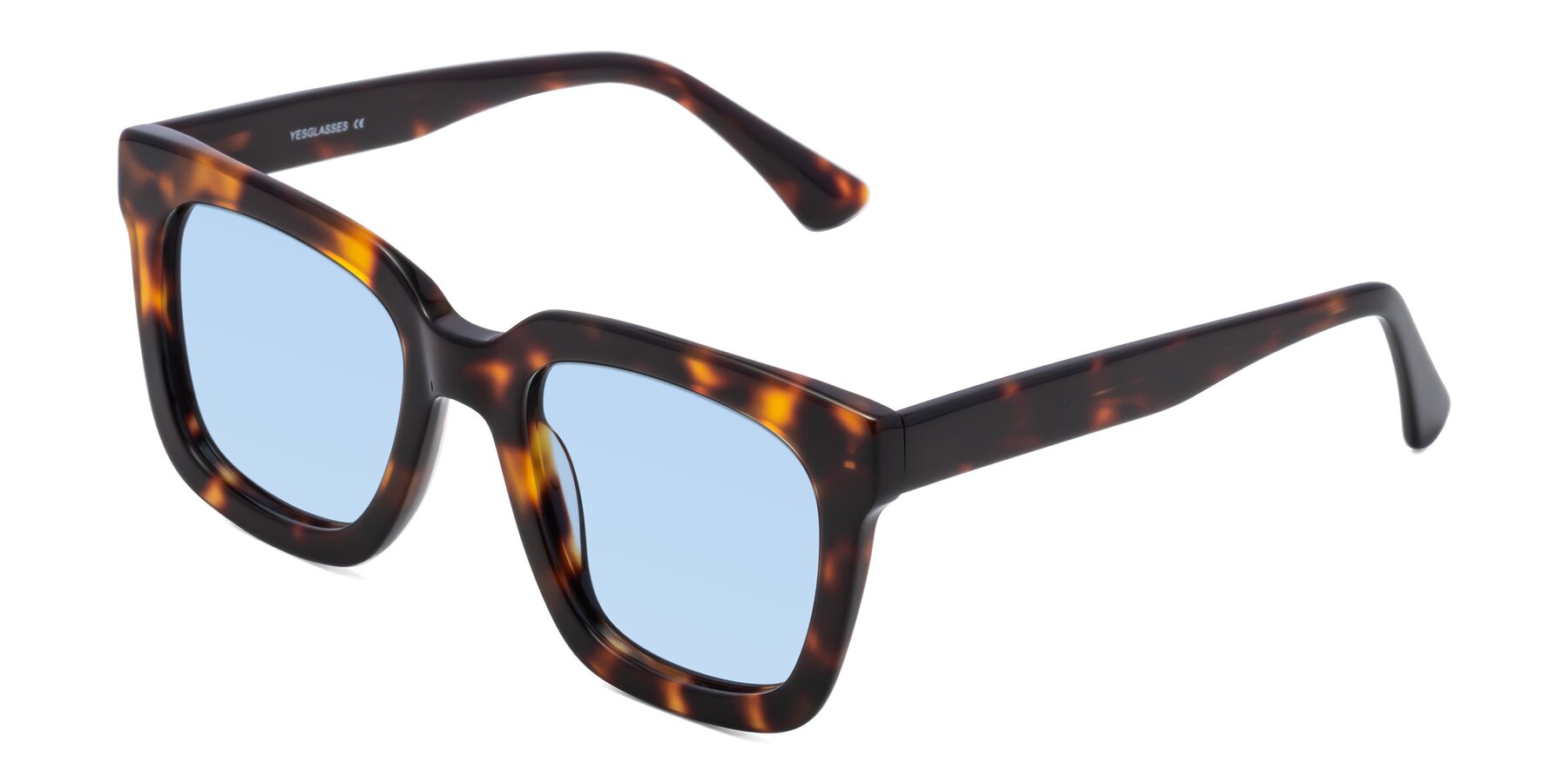 Angle of Parr in Tortoise with Light Blue Tinted Lenses
