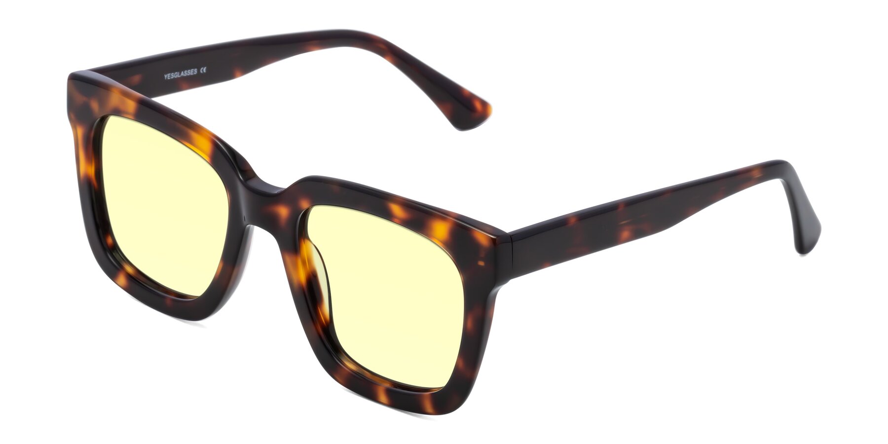 Angle of Parr in Tortoise with Light Yellow Tinted Lenses
