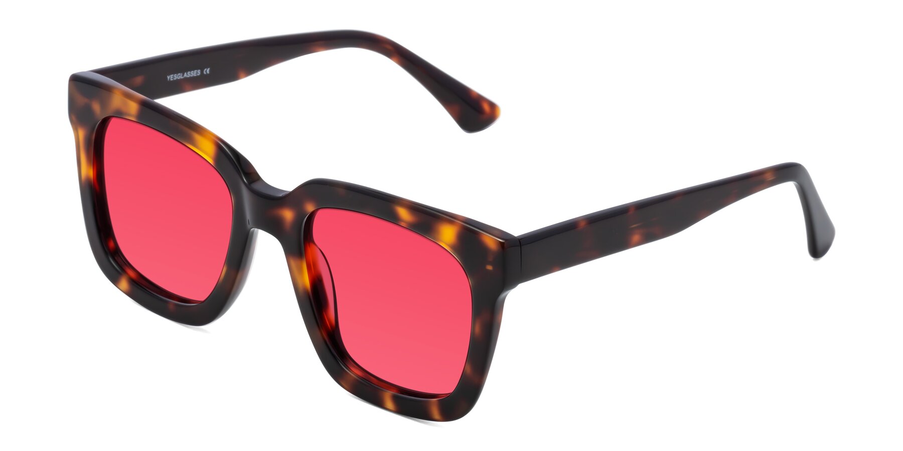 Angle of Parr in Tortoise with Red Tinted Lenses