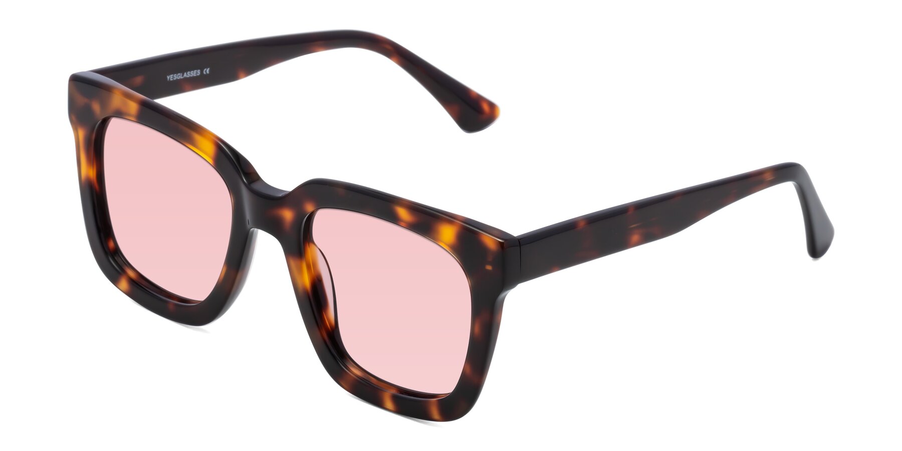 Angle of Parr in Tortoise with Light Garnet Tinted Lenses