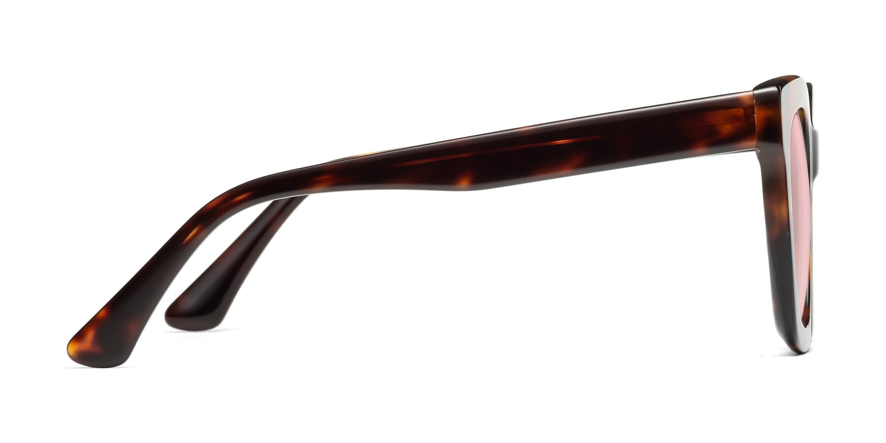 Side of Parr in Tortoise with Light Garnet Tinted Lenses