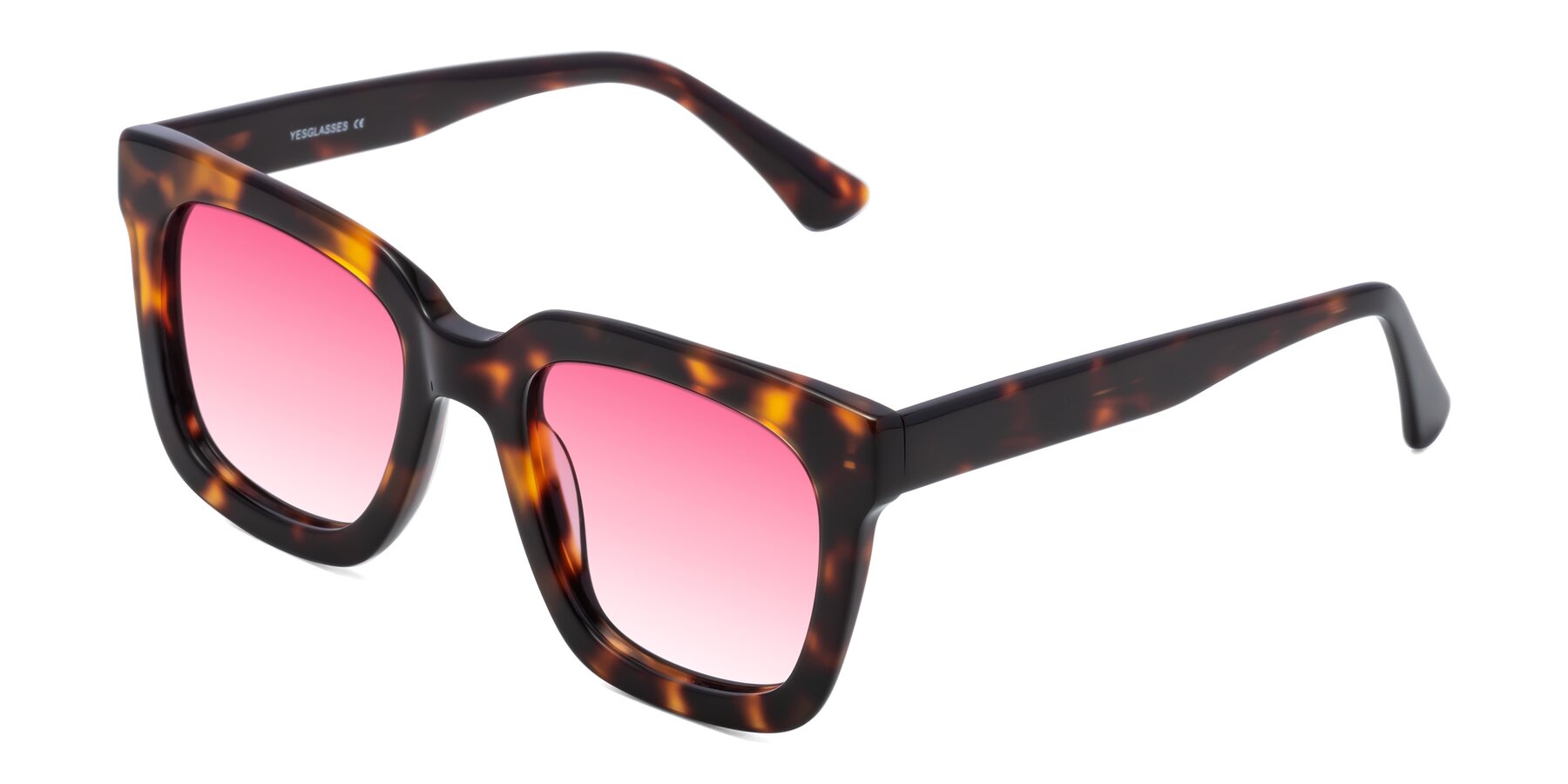 Angle of Parr in Tortoise with Pink Gradient Lenses