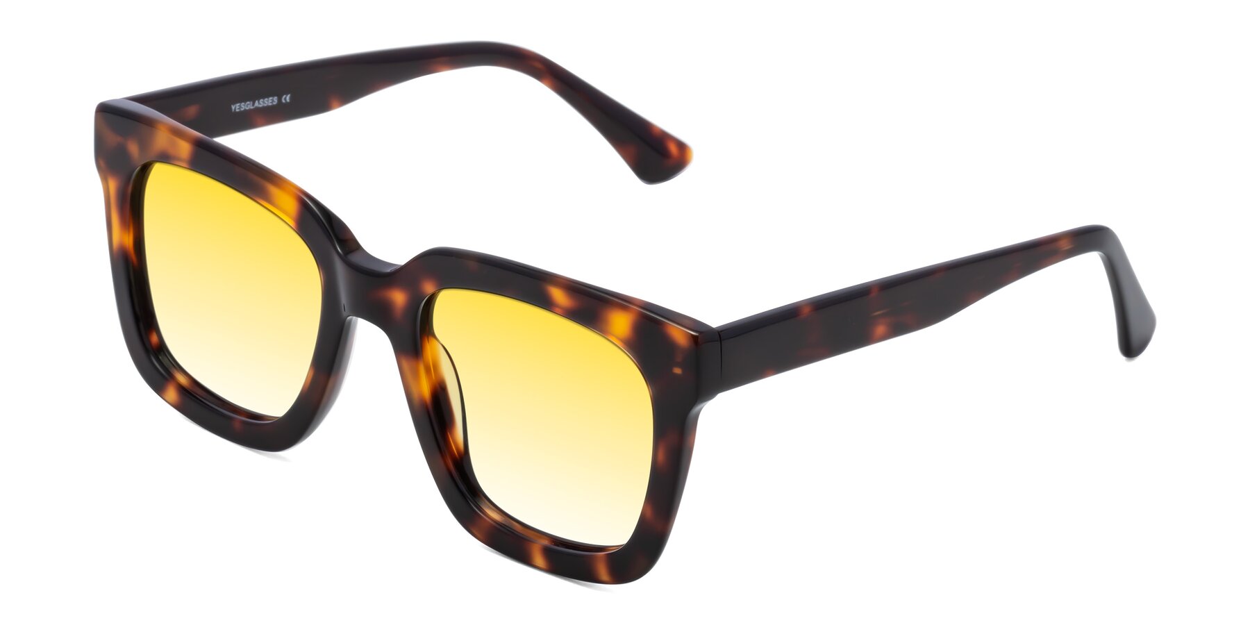 Angle of Parr in Tortoise with Yellow Gradient Lenses