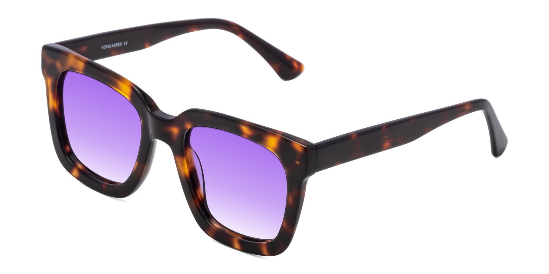 Angle of Parr in Tortoise with Purple Gradient Lenses