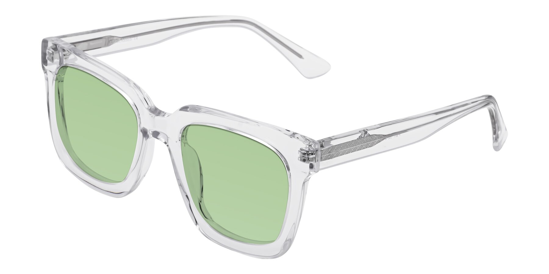 Angle of Parr in Clear with Medium Green Tinted Lenses