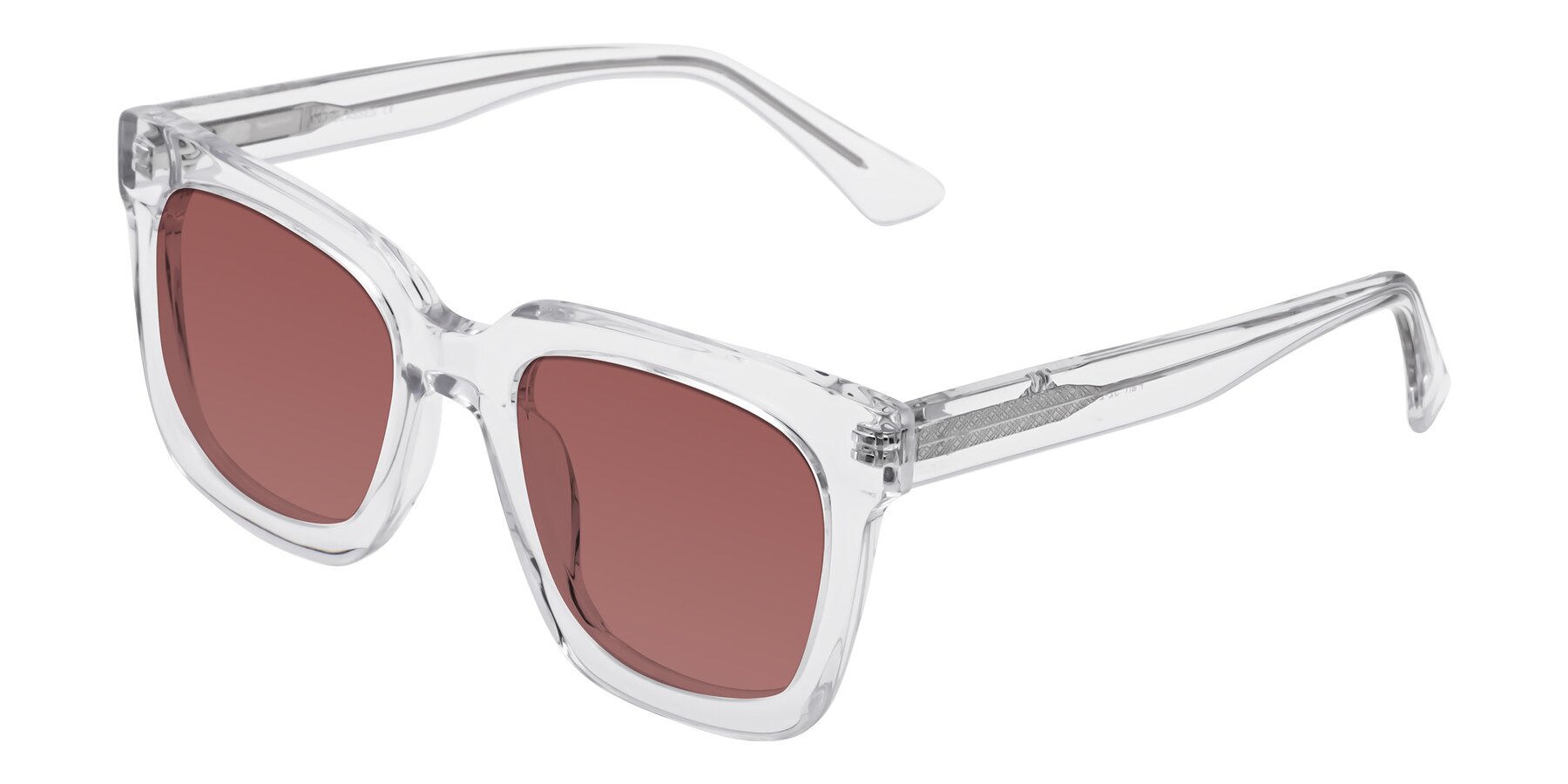 Angle of Parr in Clear with Garnet Tinted Lenses