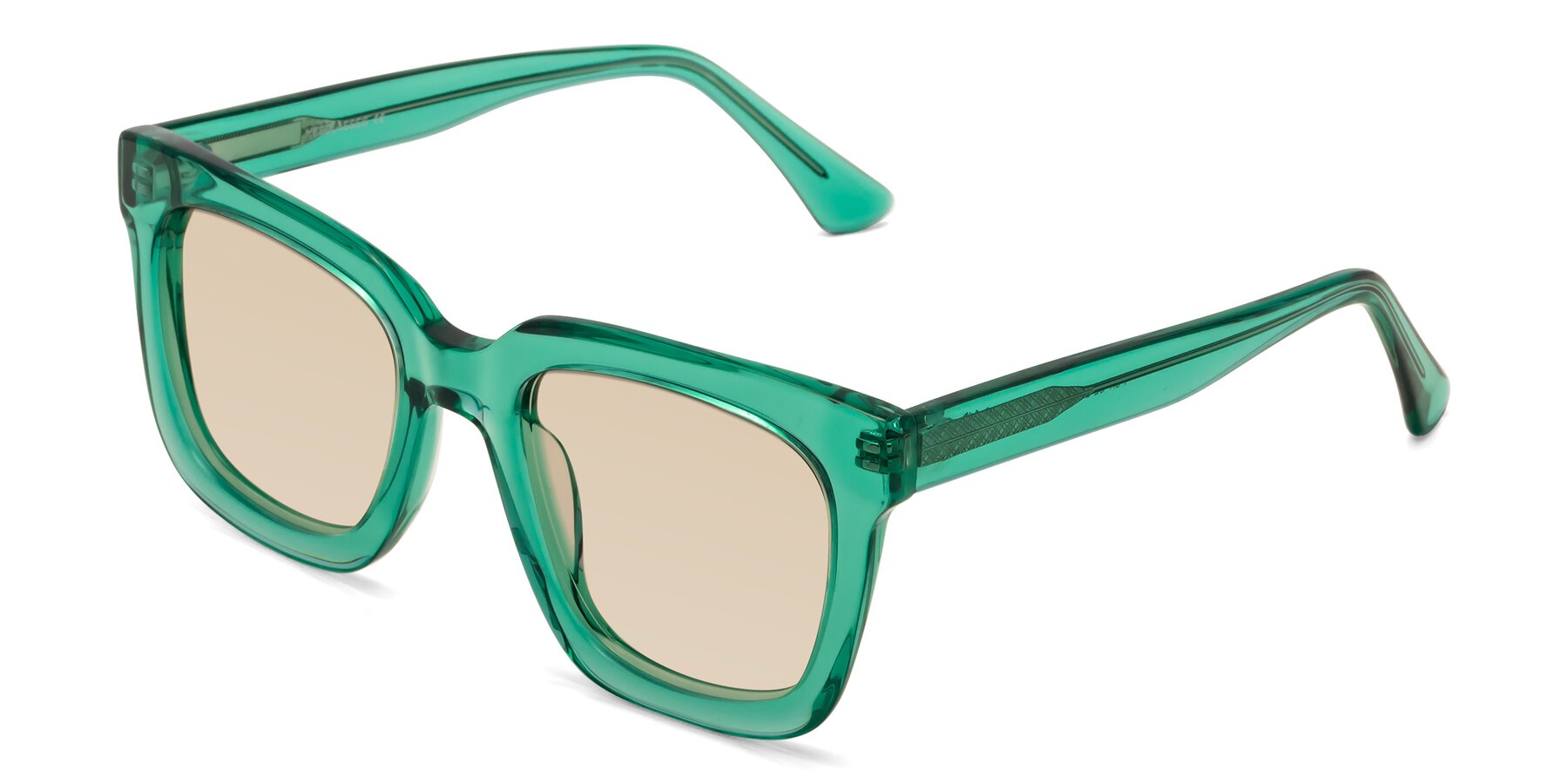Angle of Parr in Green with Light Brown Tinted Lenses