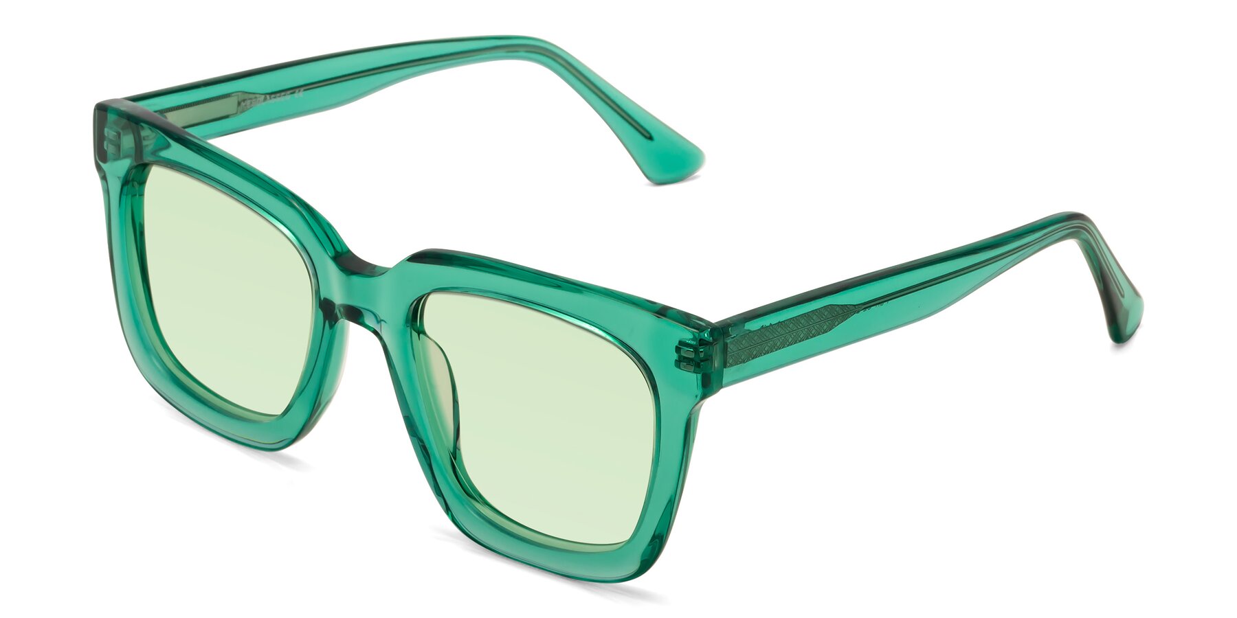 Angle of Parr in Green with Light Green Tinted Lenses