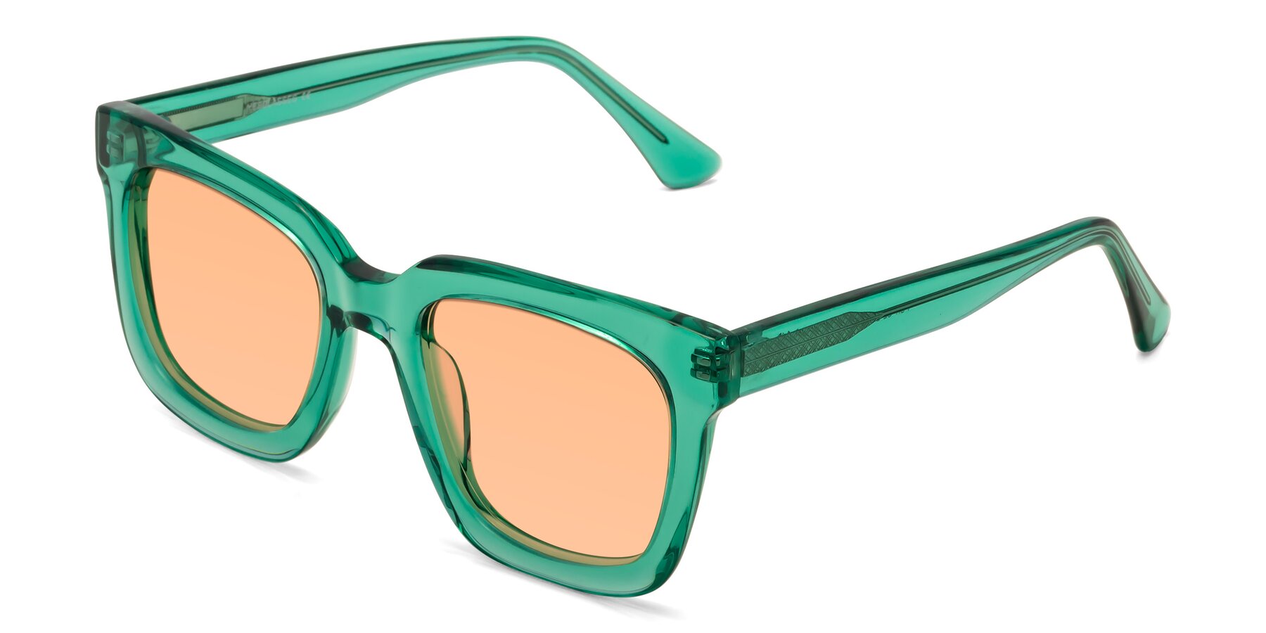 Angle of Parr in Green with Light Orange Tinted Lenses