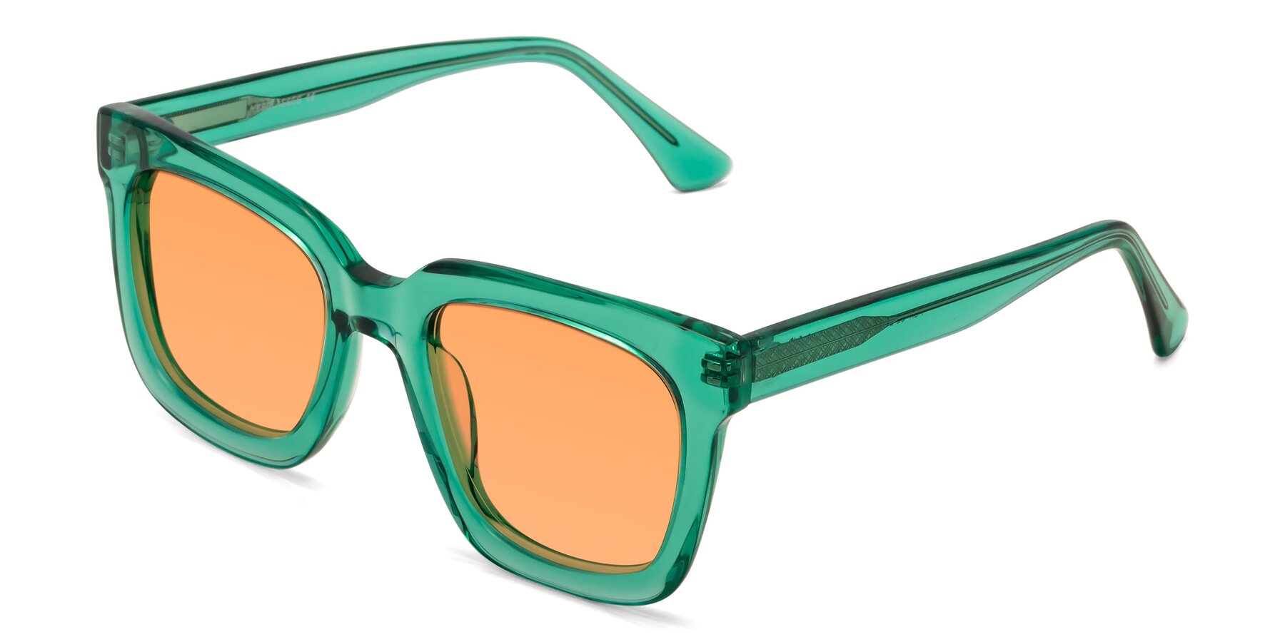 Angle of Parr in Green with Medium Orange Tinted Lenses