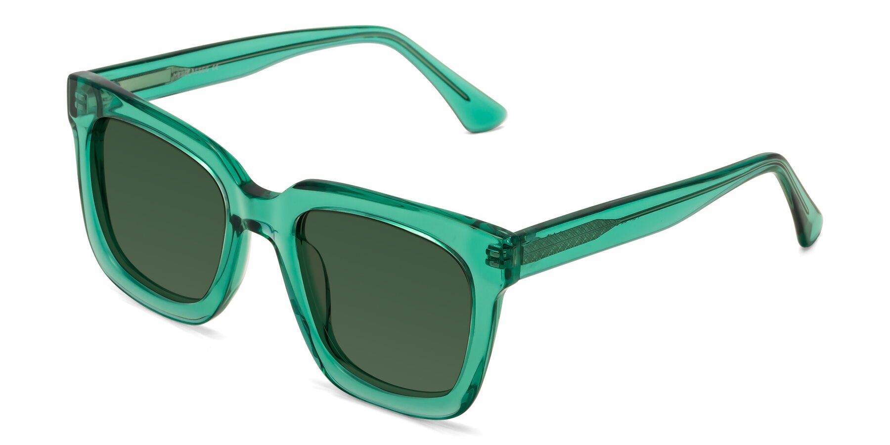 Angle of Parr in Green with Green Tinted Lenses