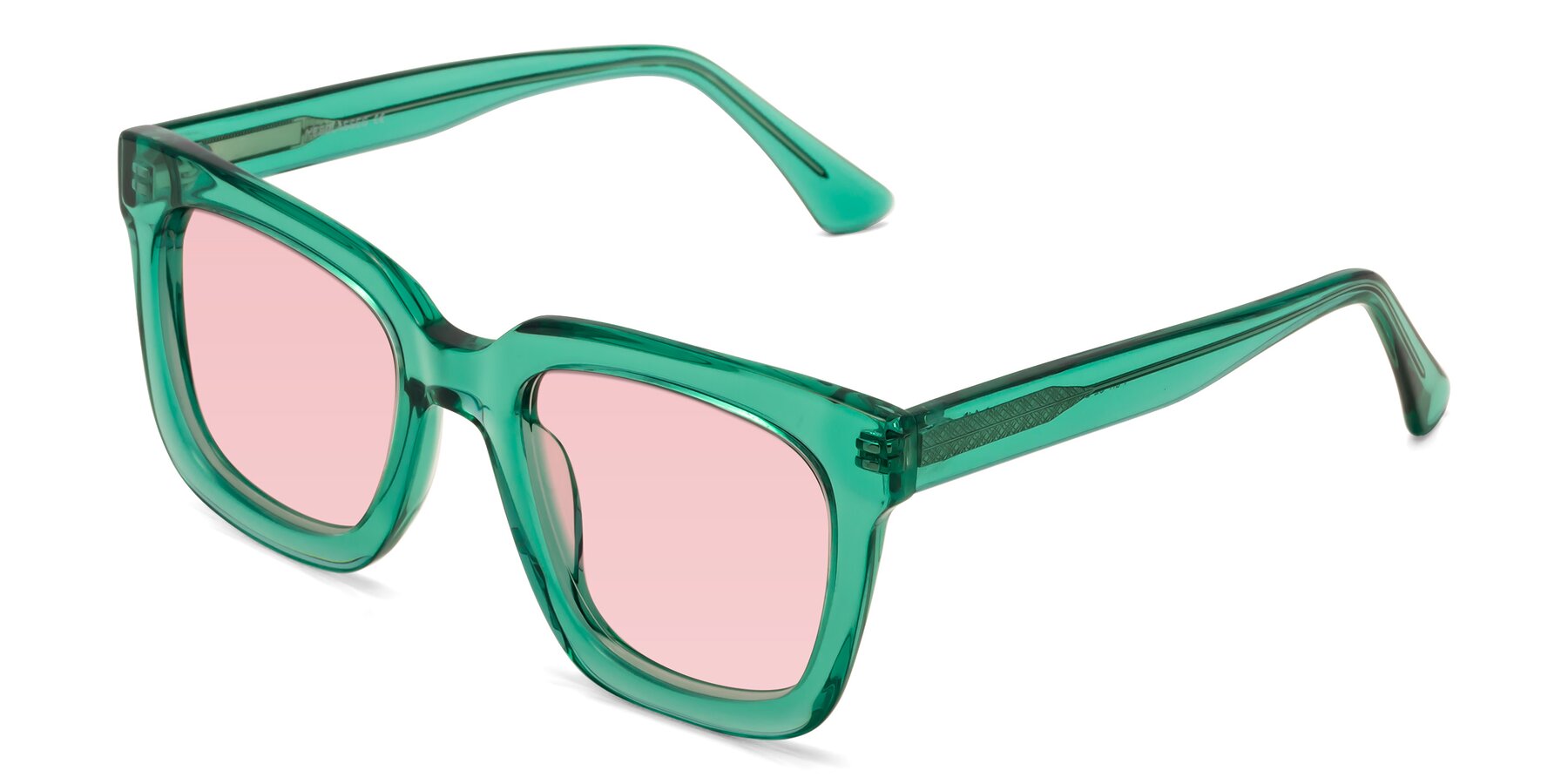 Angle of Parr in Green with Light Garnet Tinted Lenses