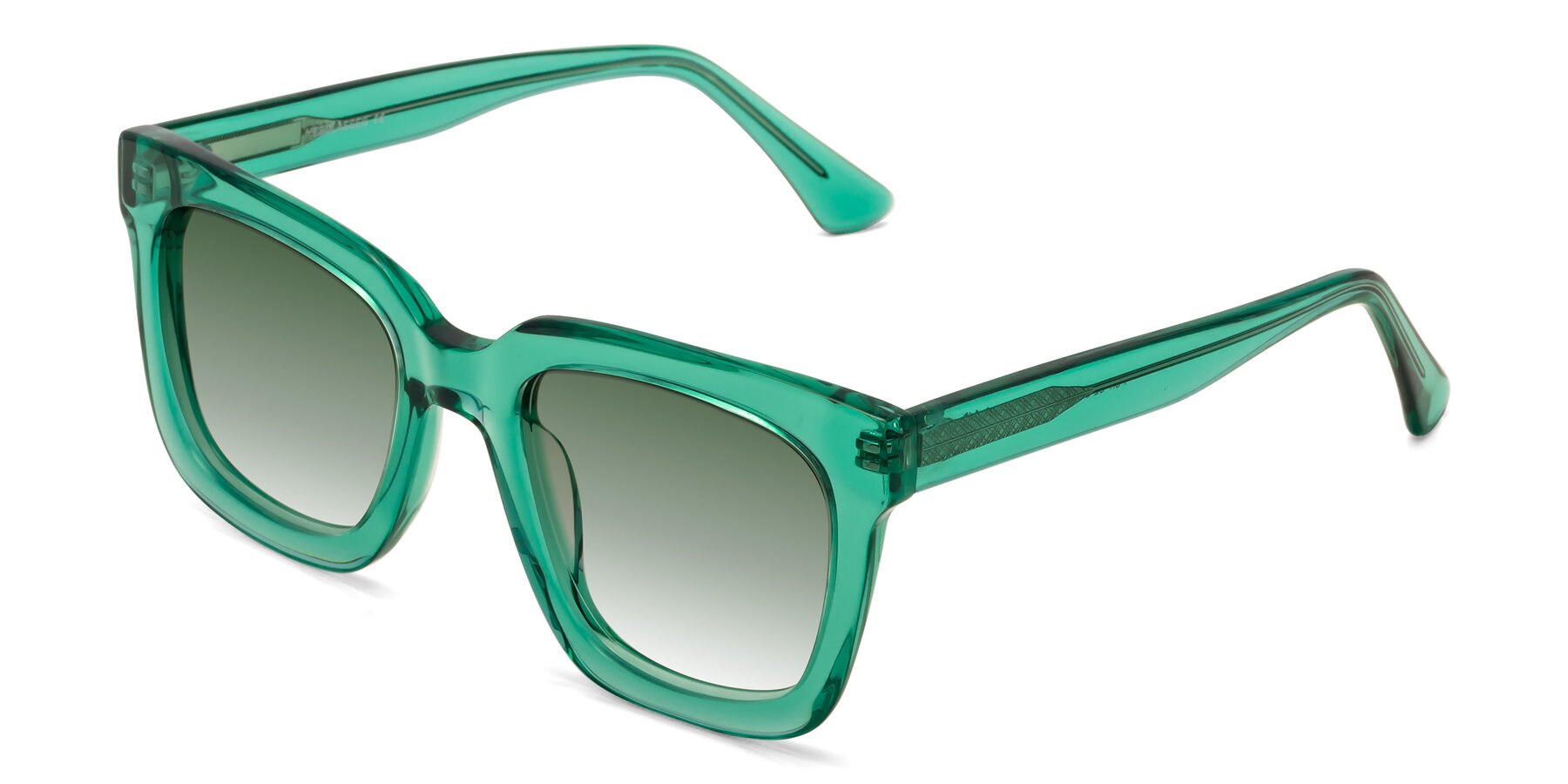 Angle of Parr in Green with Green Gradient Lenses