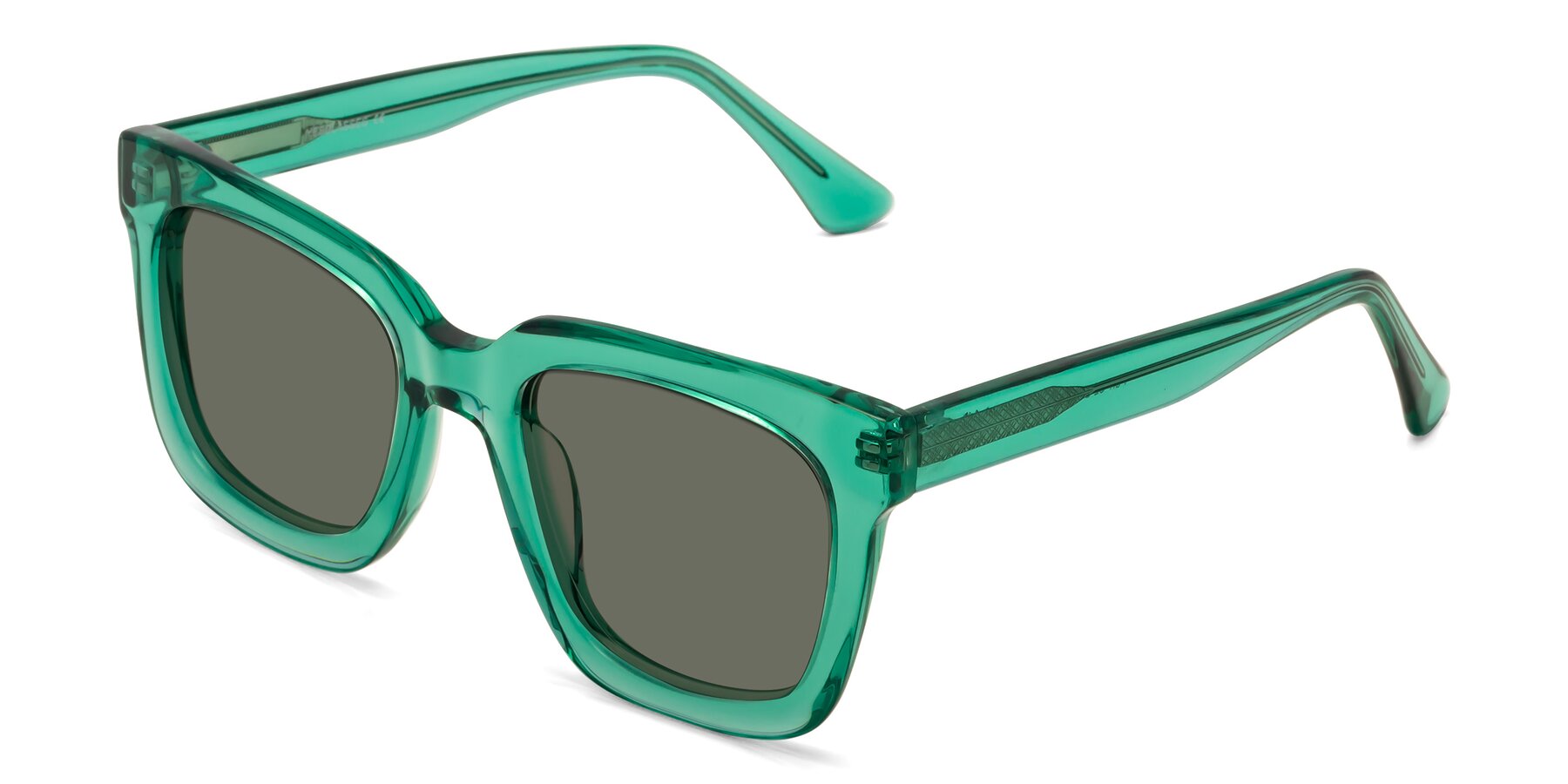 Angle of Parr in Green with Gray Polarized Lenses