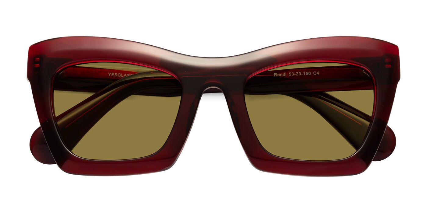 Randi - Wine Polarized Sunglasses