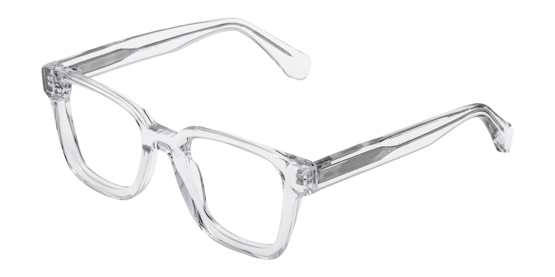 Angle of Napa in Clear with Clear Reading Eyeglass Lenses