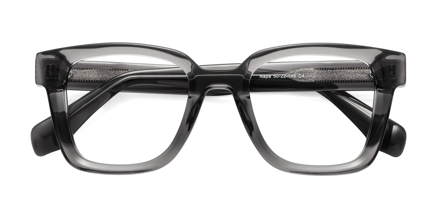 Napa - Translucent Gray Eyeglasses