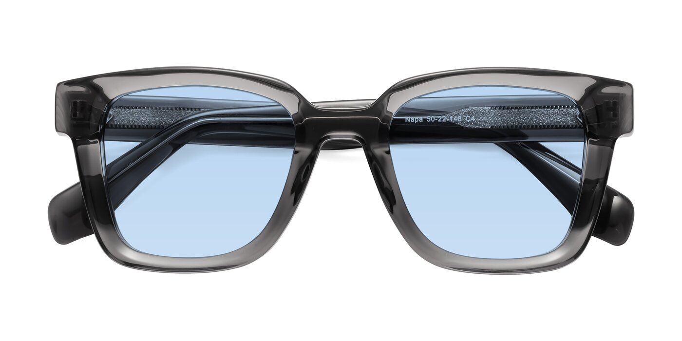 Napa - Translucent Gray Tinted Sunglasses