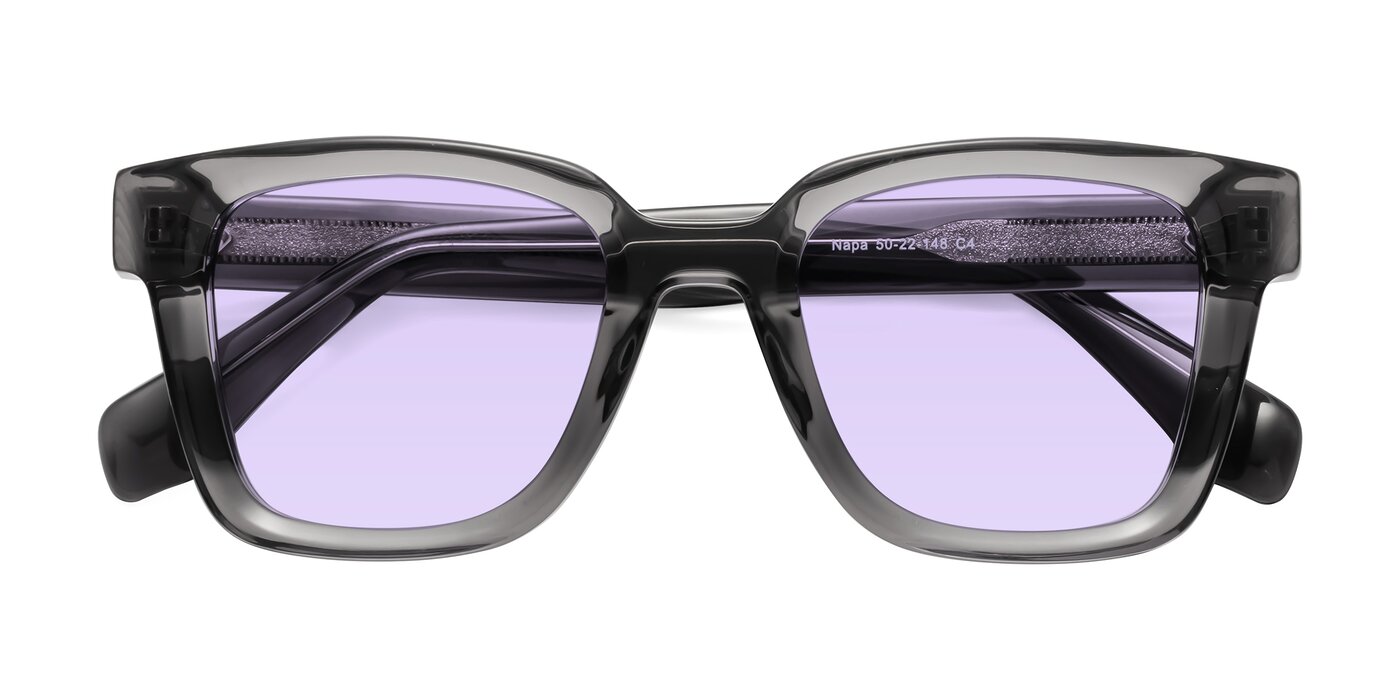 Napa - Translucent Gray Tinted Sunglasses