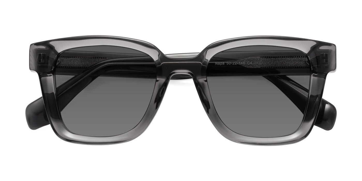 Napa - Translucent Gray Tinted Sunglasses