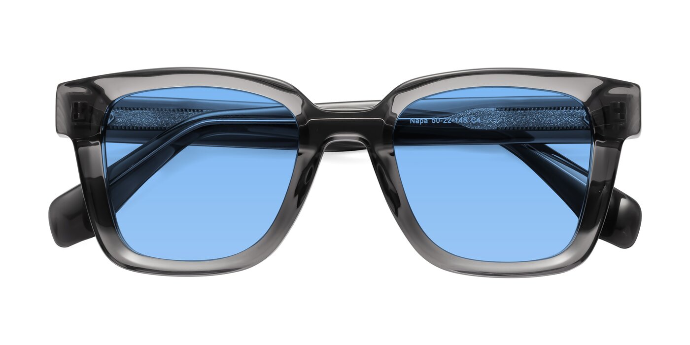 Napa - Translucent Gray Tinted Sunglasses
