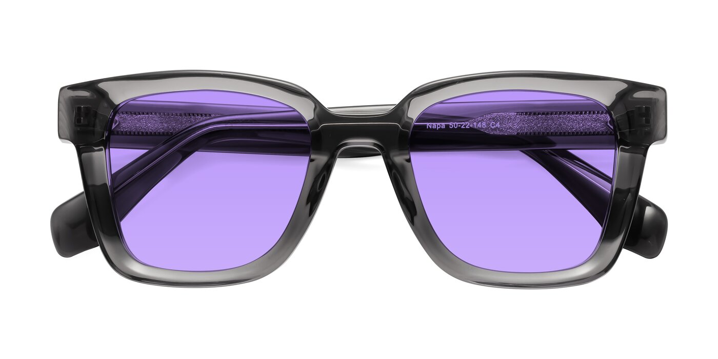 Napa - Translucent Gray Tinted Sunglasses