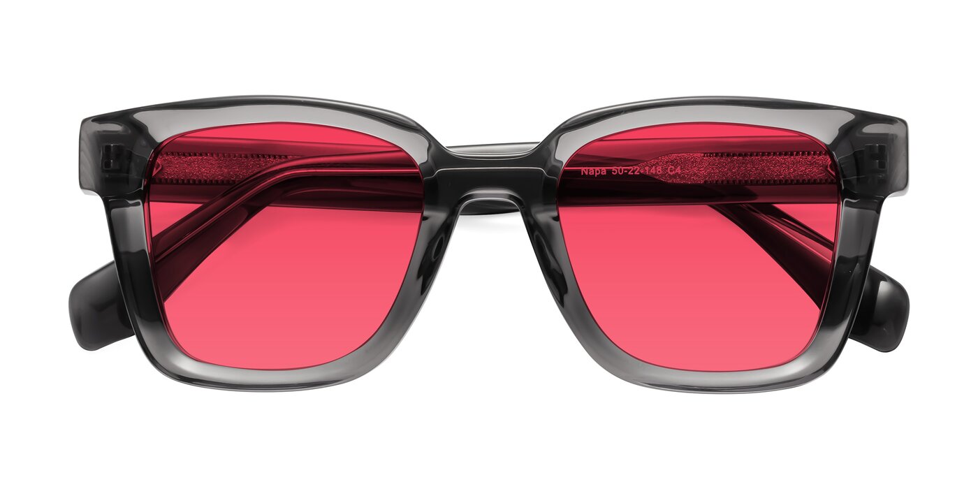 Napa - Translucent Gray Tinted Sunglasses