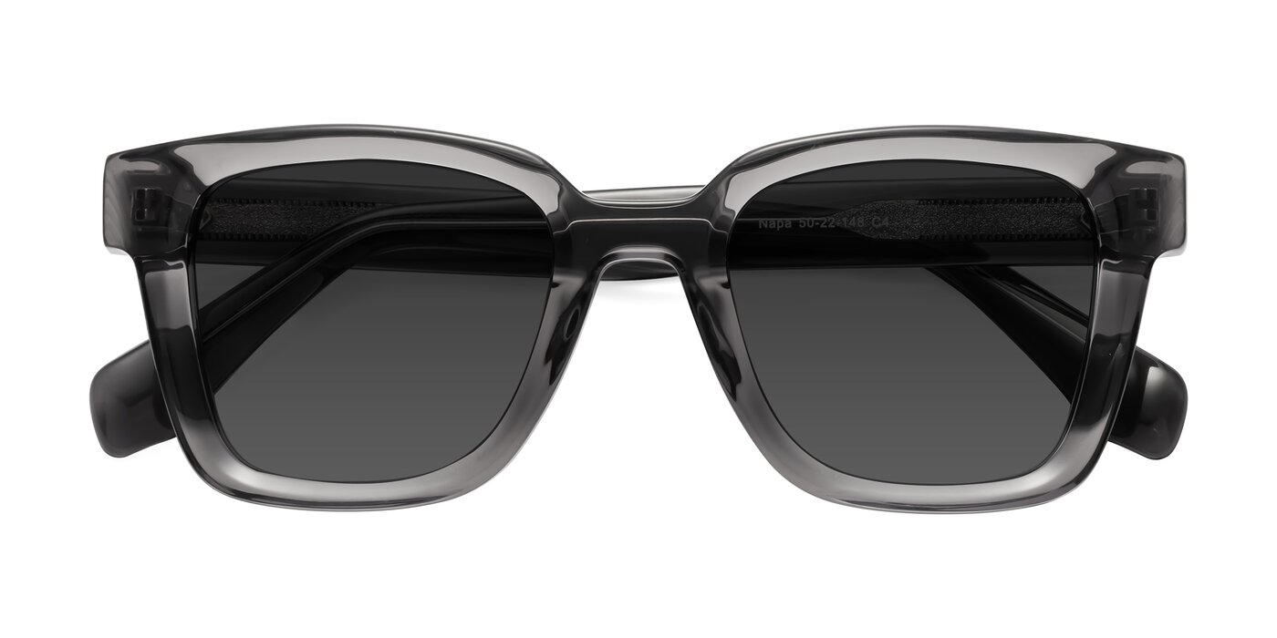 Napa - Translucent Gray Tinted Sunglasses