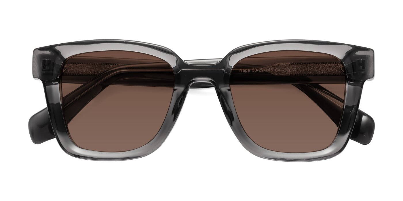 Napa - Translucent Gray Tinted Sunglasses