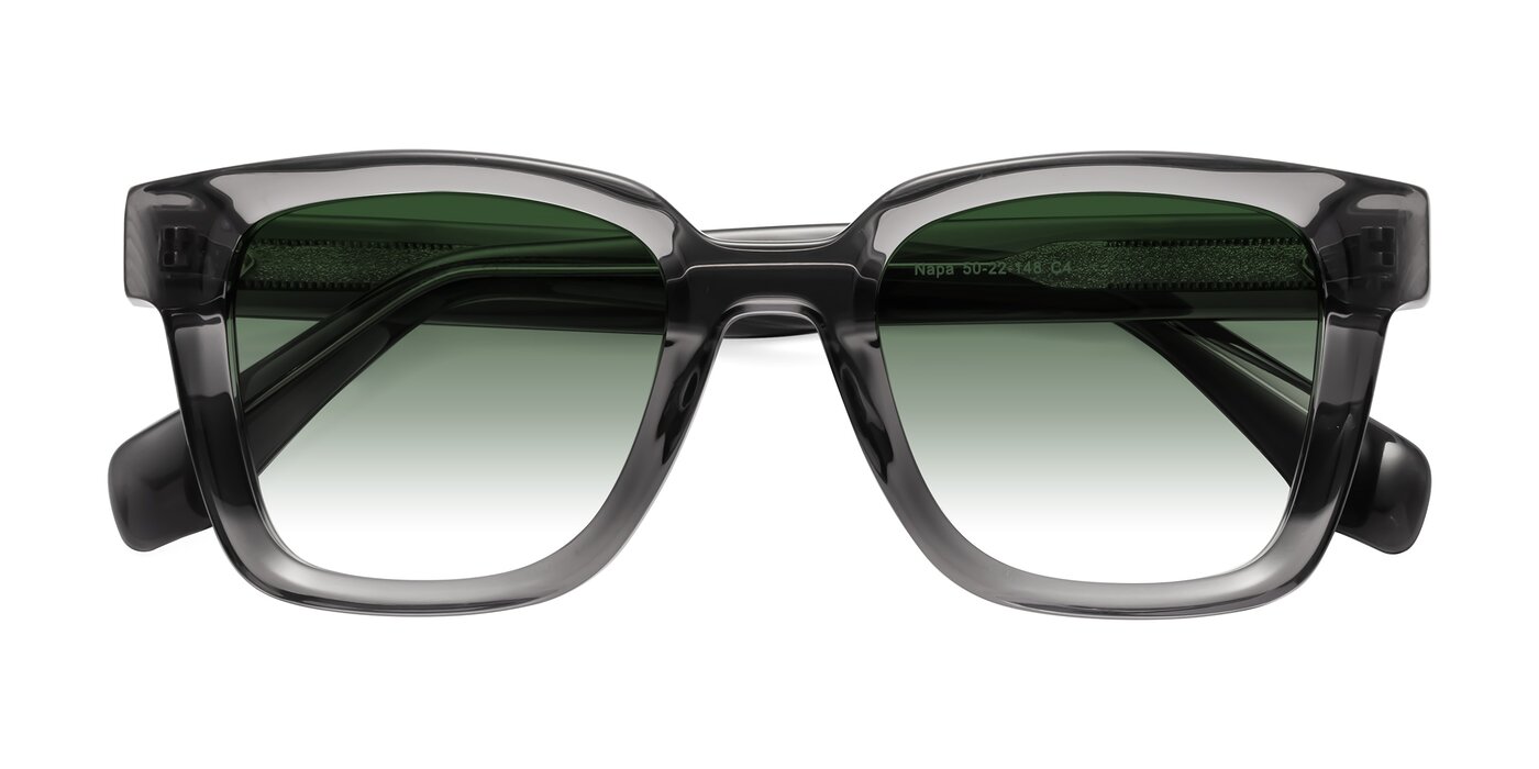 Napa - Translucent Gray Gradient Sunglasses