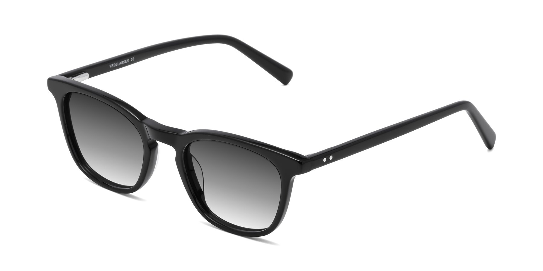 Angle of Loris in Black with Gray Gradient Lenses