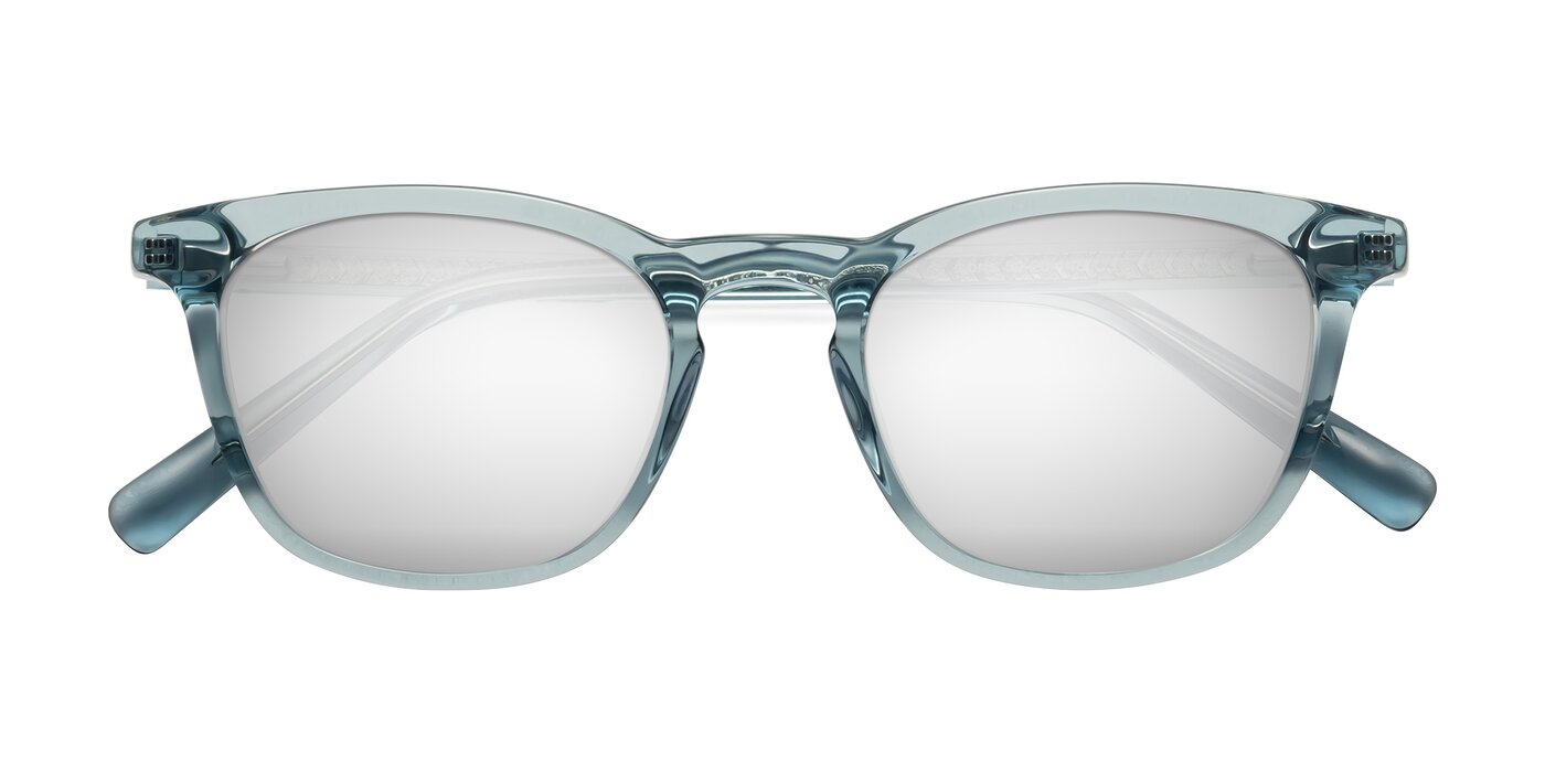 Loris - Light Blue Flash Mirrored Sunglasses