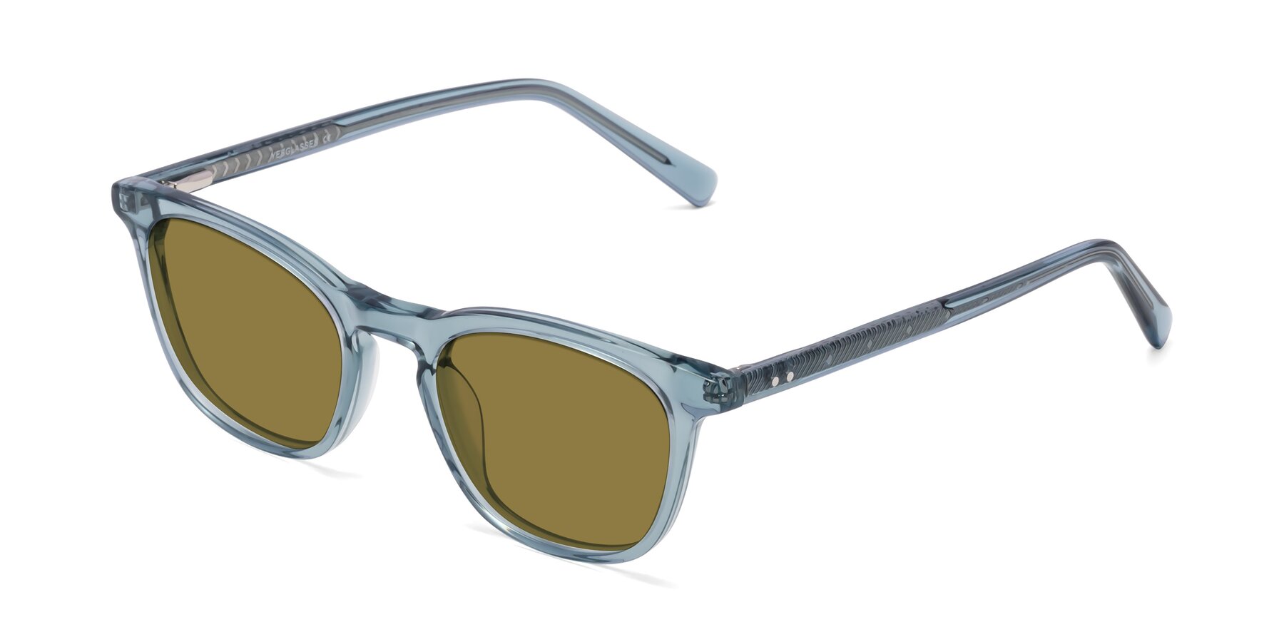 Angle of Loris in Light Blue with Brown Polarized Lenses
