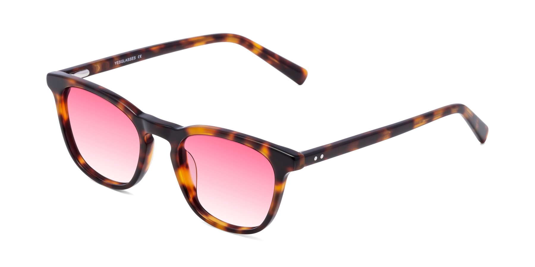 Angle of Loris in Tortoise with Pink Gradient Lenses