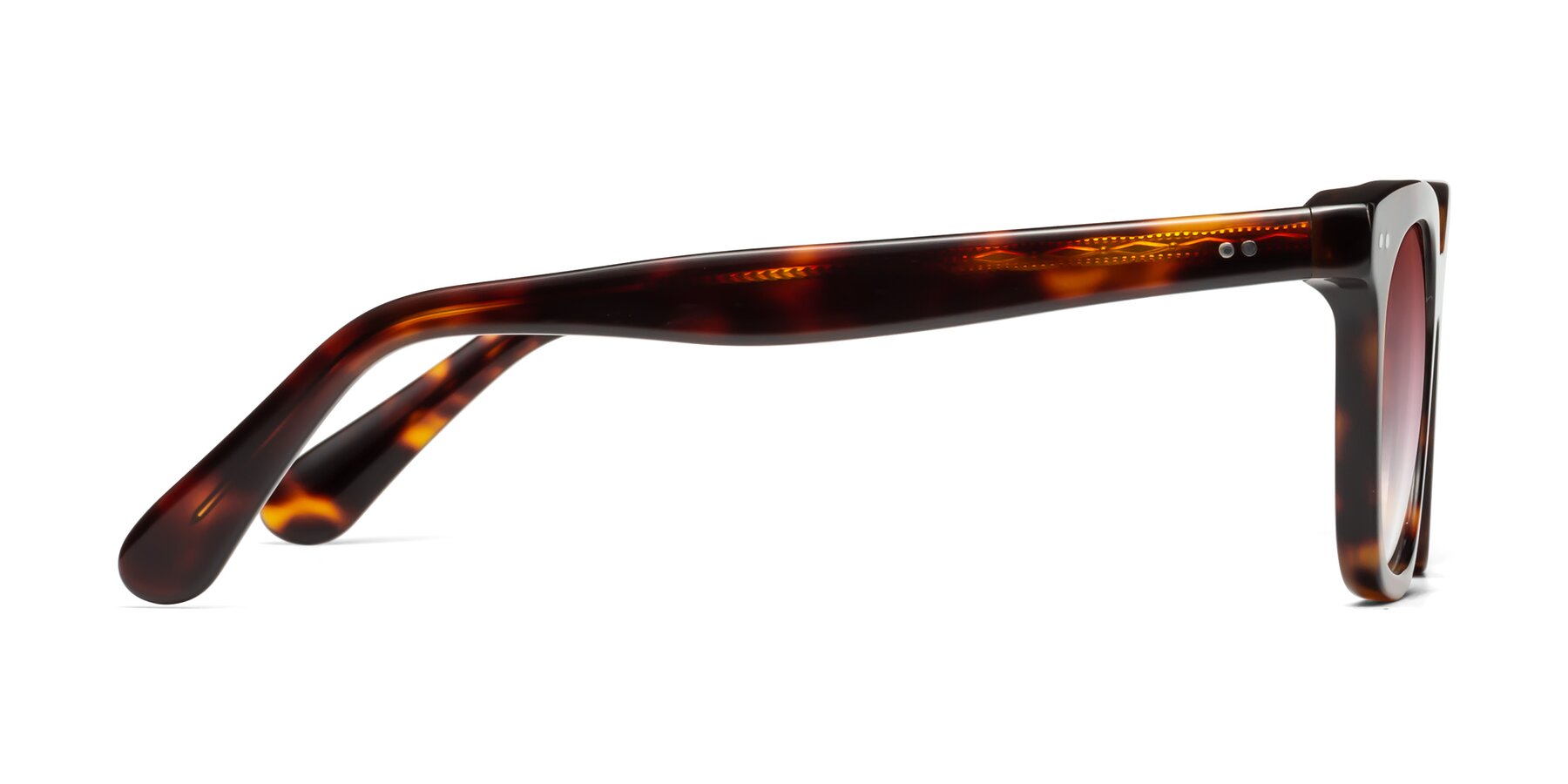 Side of Bush in Tortoise with Garnet Gradient Lenses