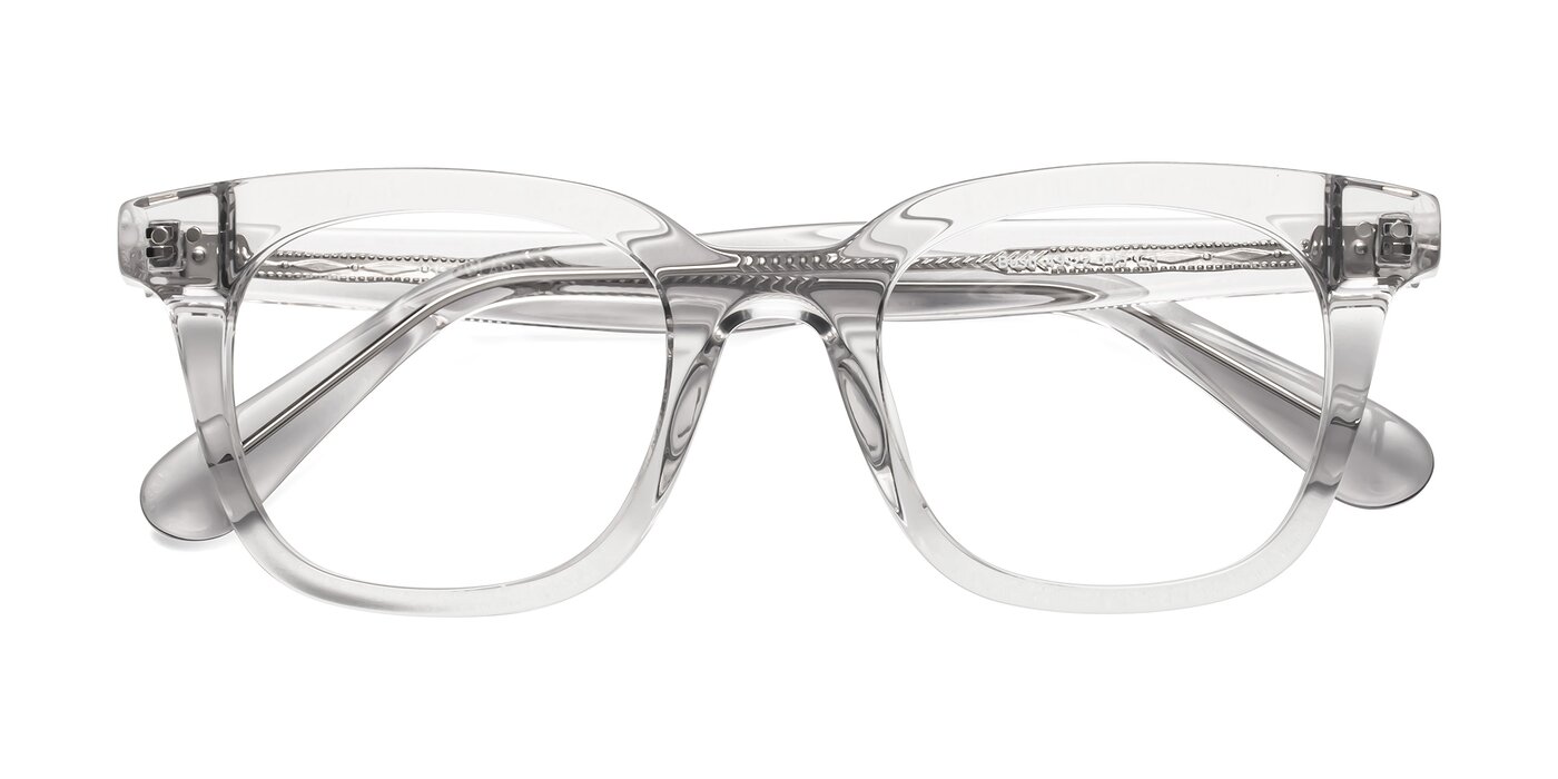 Bush - Clear Gray Eyeglasses