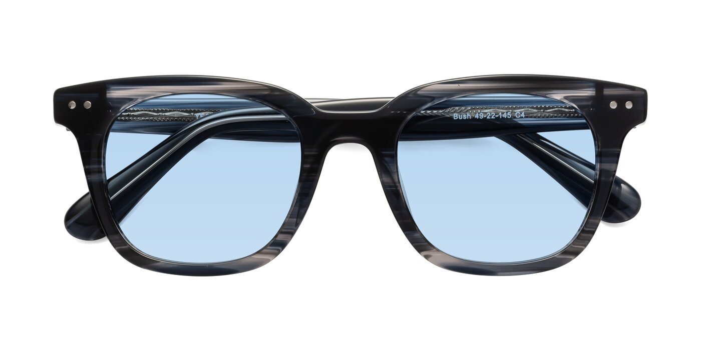 Bush - Stripe Gray Tinted Sunglasses