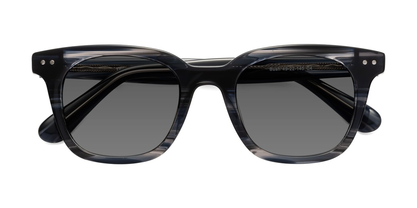 Bush - Stripe Gray Tinted Sunglasses