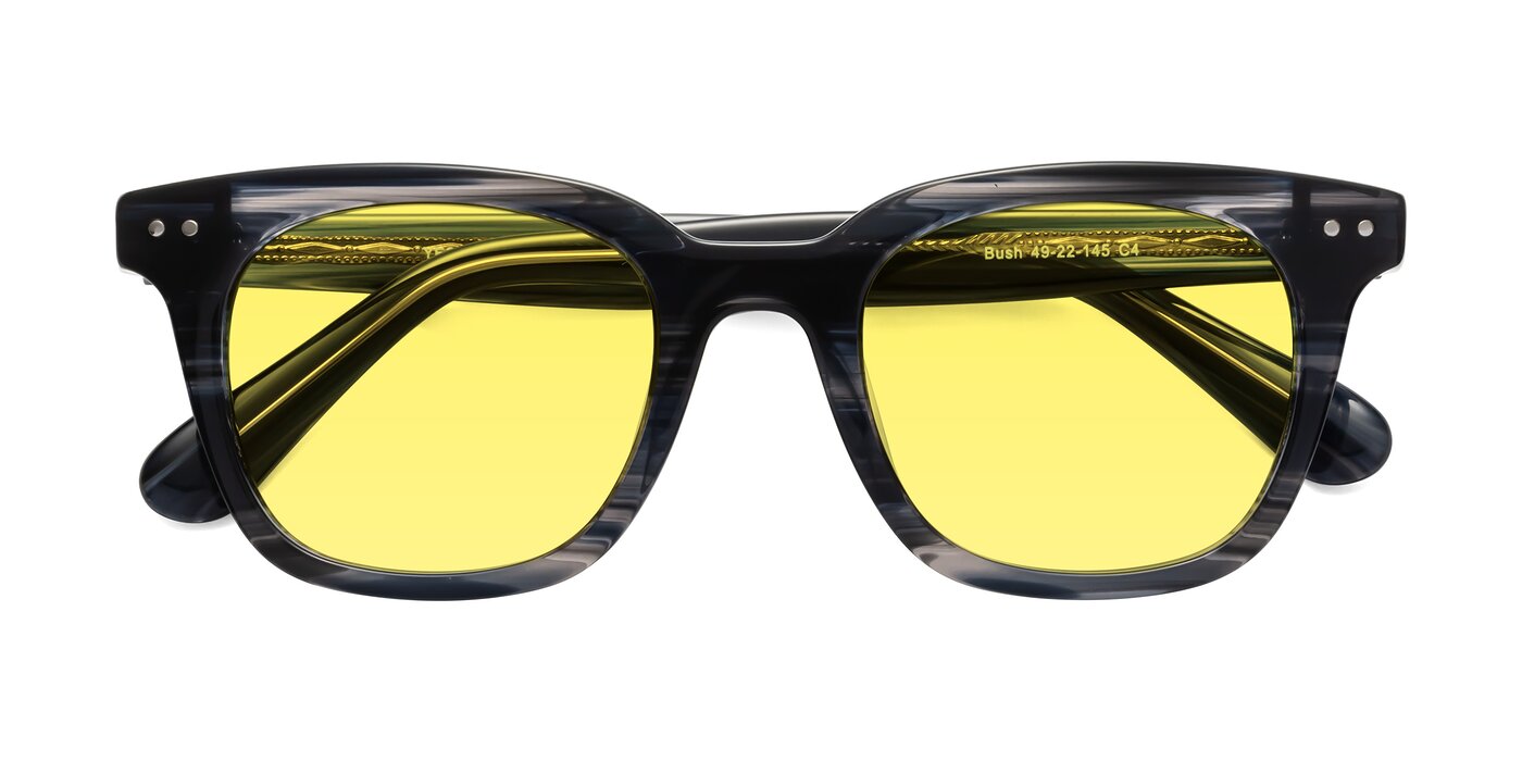 Bush - Stripe Gray Tinted Sunglasses